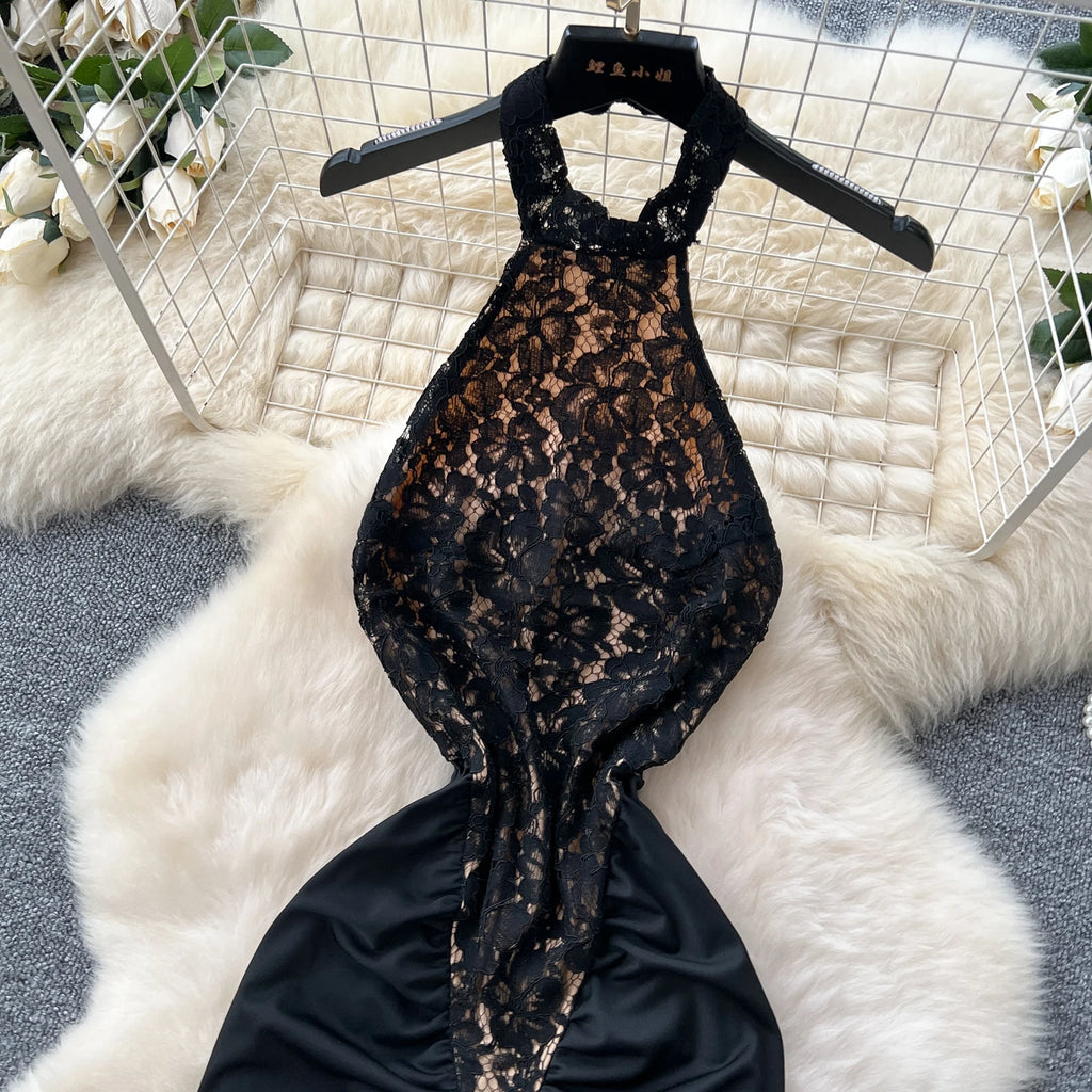 Sensual black lace